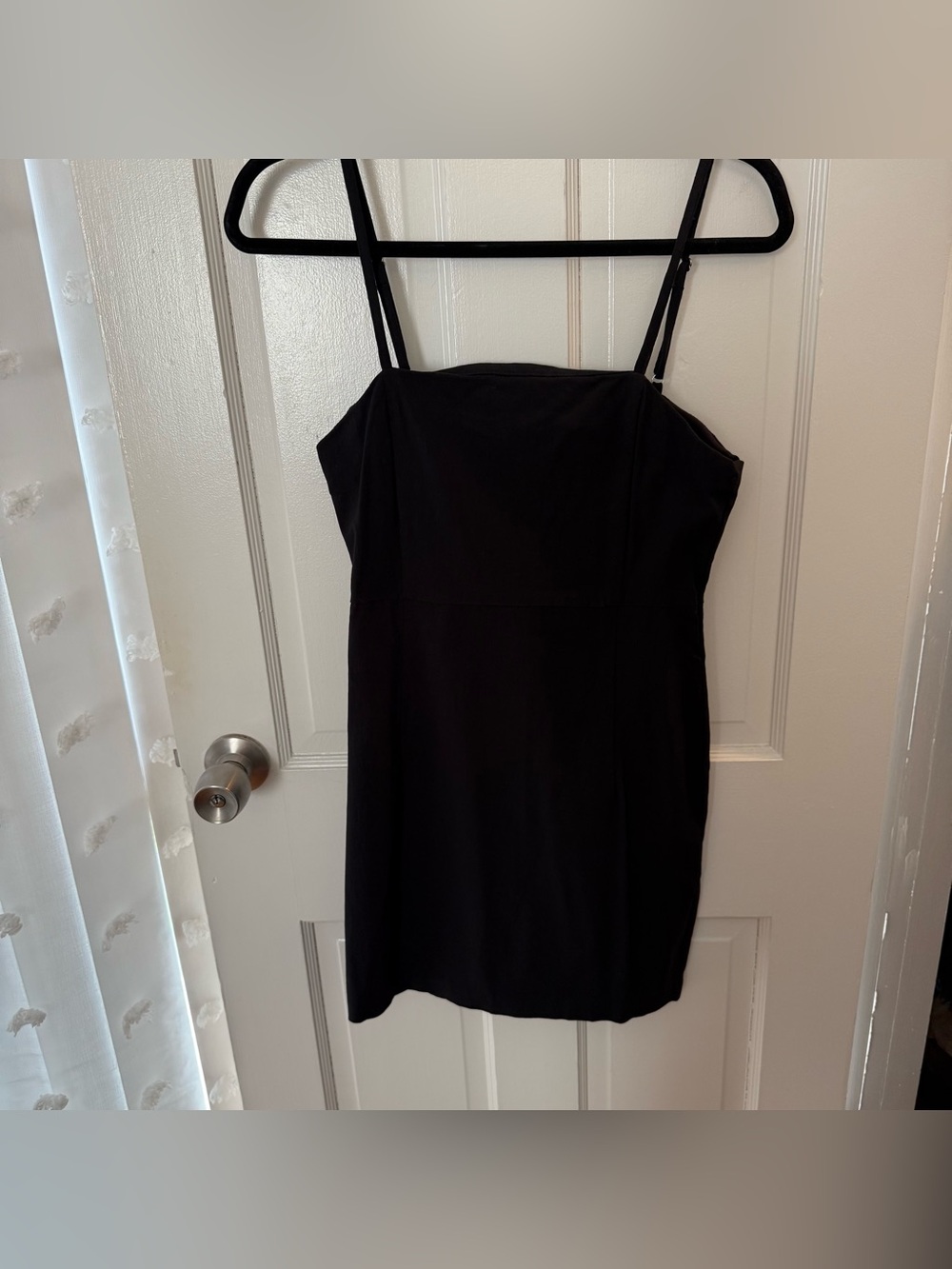 Forever 21 Black Spaghetti-Strap Mini Dress